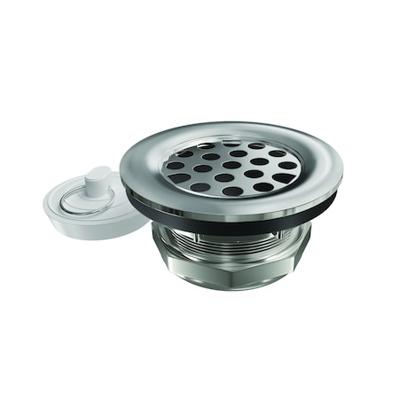 Jones Stephens Stainless Steel Junior Flat Top Grid Strainer with Plug B02051